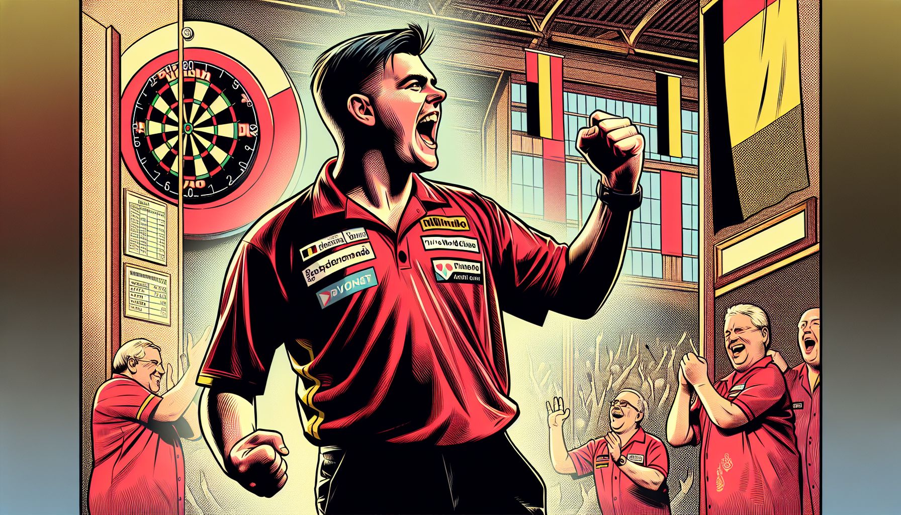 Belgische dartsensatie: De Decker verovert World Grand Prix