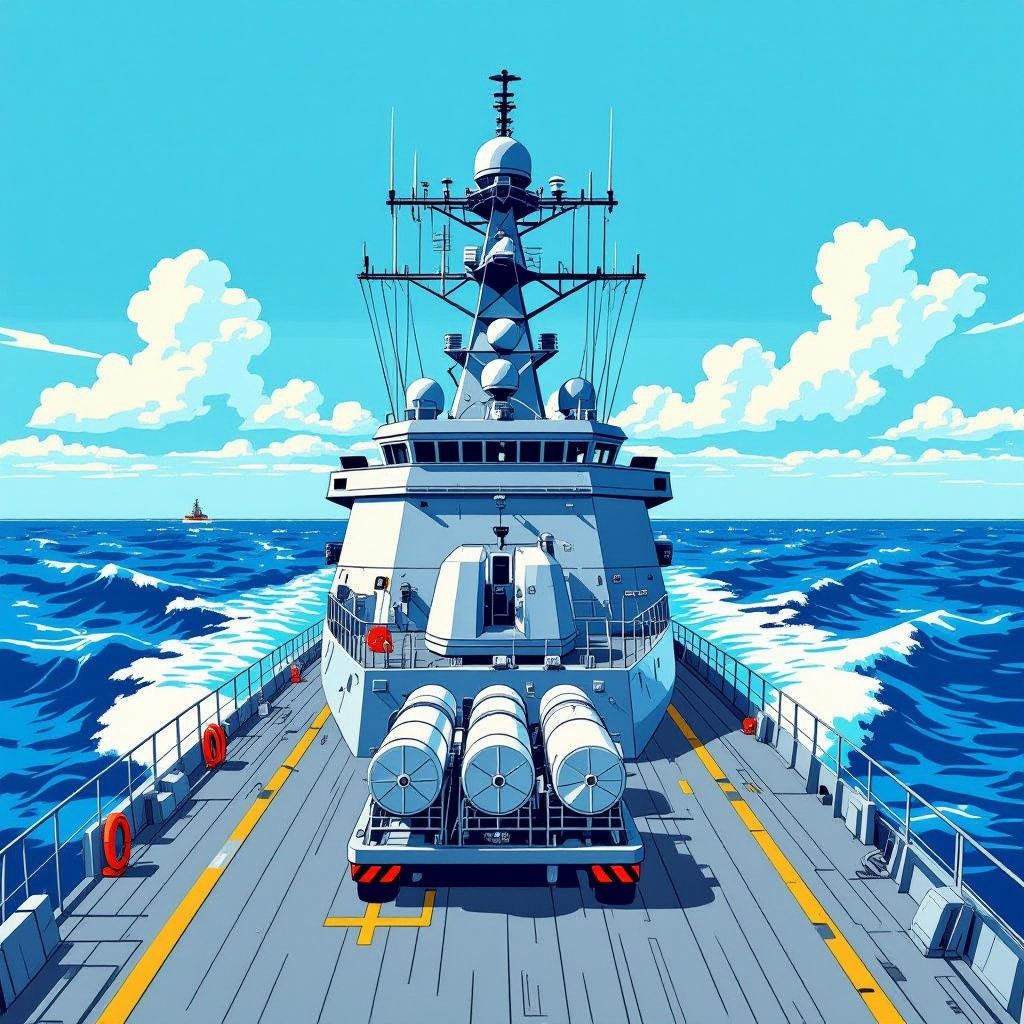 Marineschip Zr.Ms. Groningen snelt met een varende waterfabriek te hulp in Venezuela.