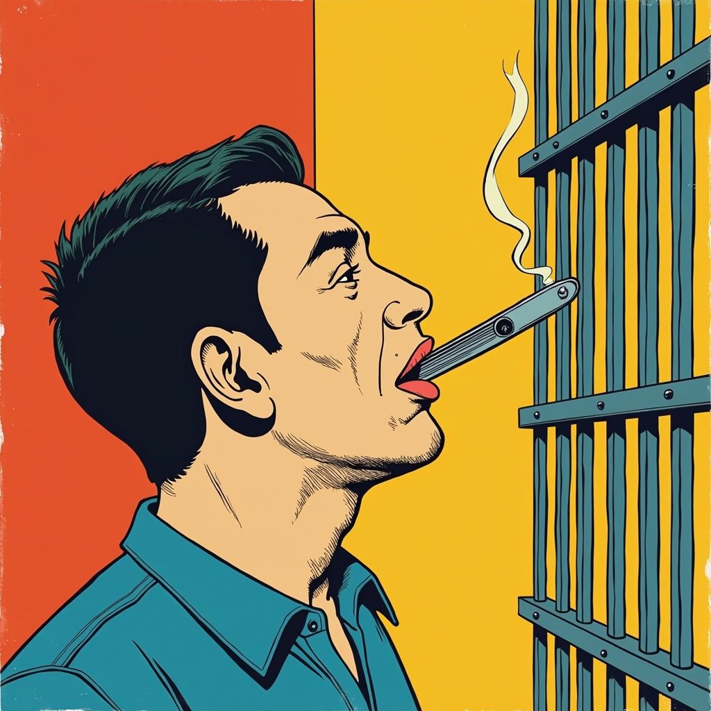 Moordenaar slikt scheermes door om rechtszitting te ontlopen