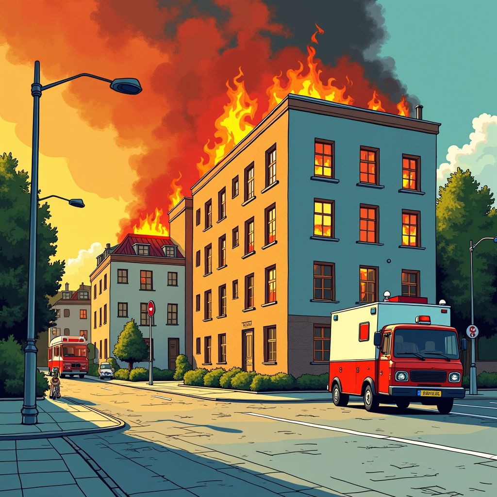 Bewoner steekt eigen flat in brand in Bergen op Zoom en raakt zwaargewond