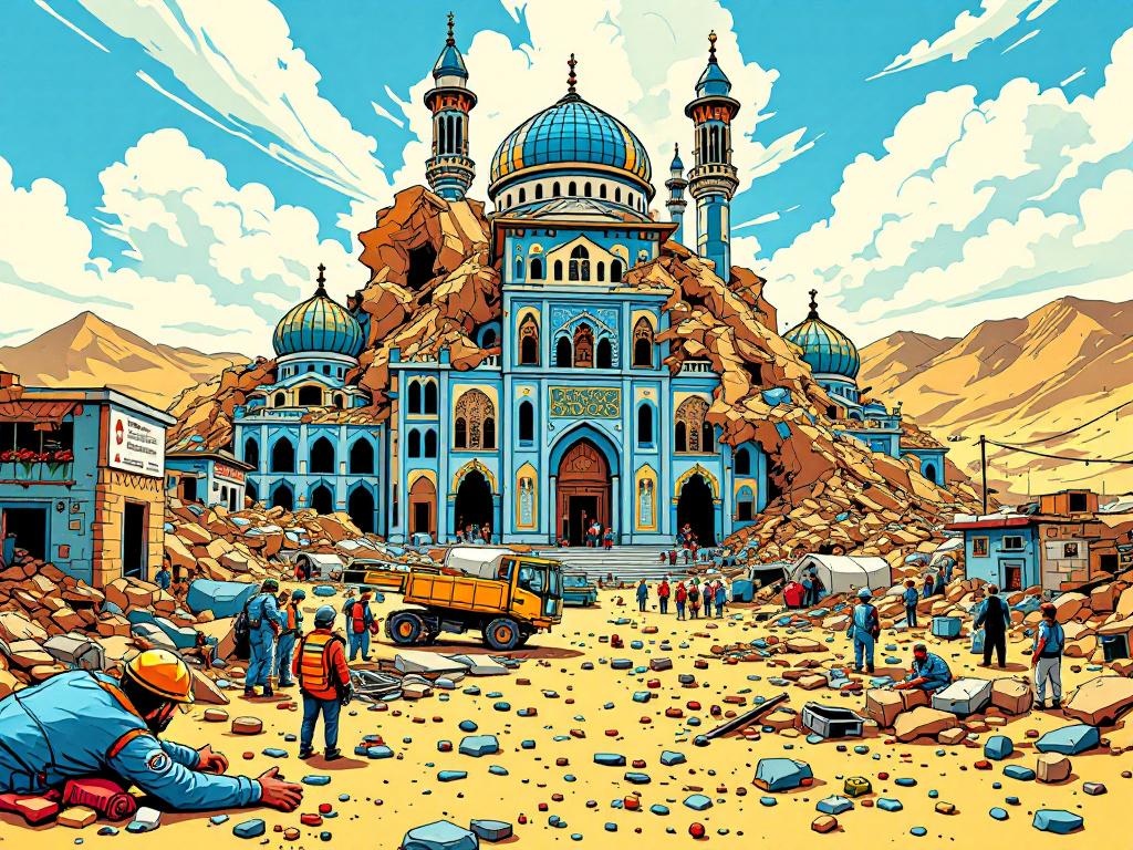 Afghanistan raakt opnieuw door zware aardbeving: zeven doden en historische Blauwe Moskee beschadigd