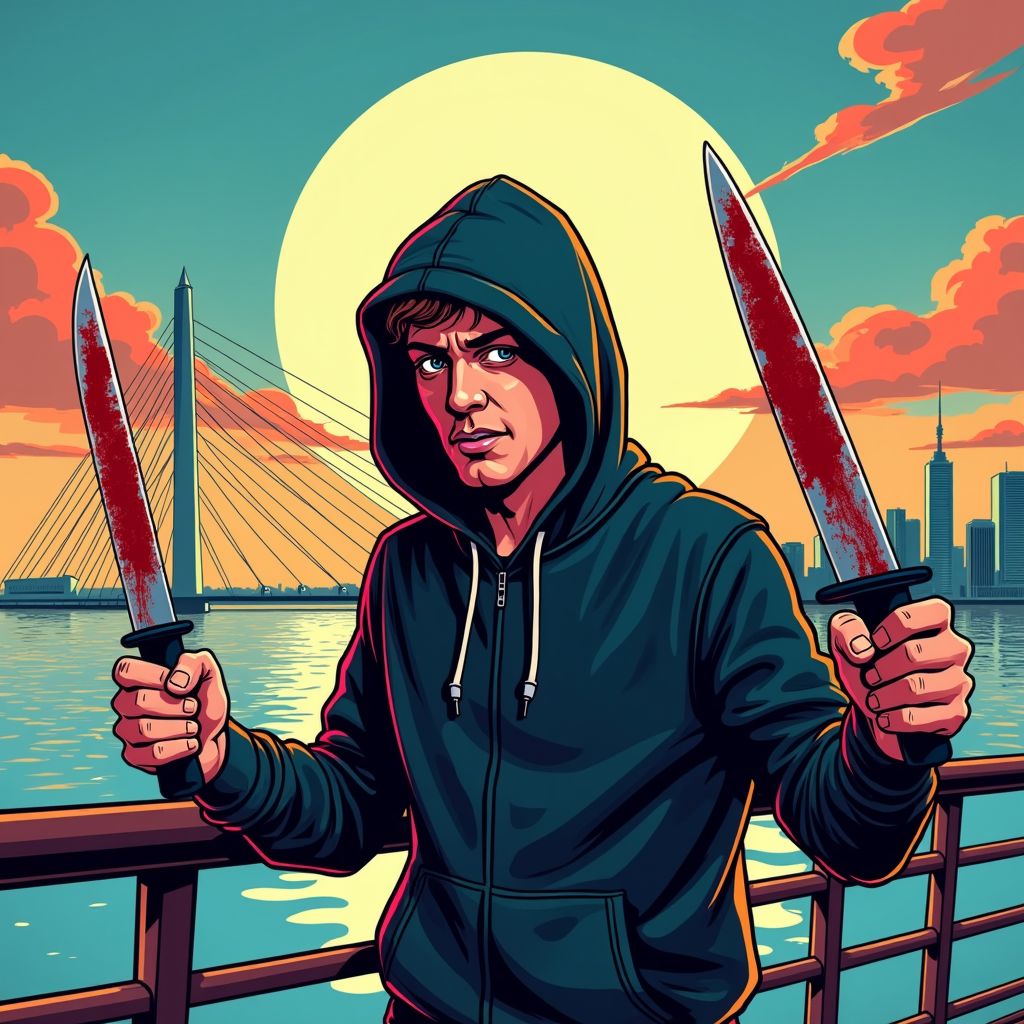 Justitie eist 20 jaar cel en tbs voor terroristische mesaanval op Erasmusbrug