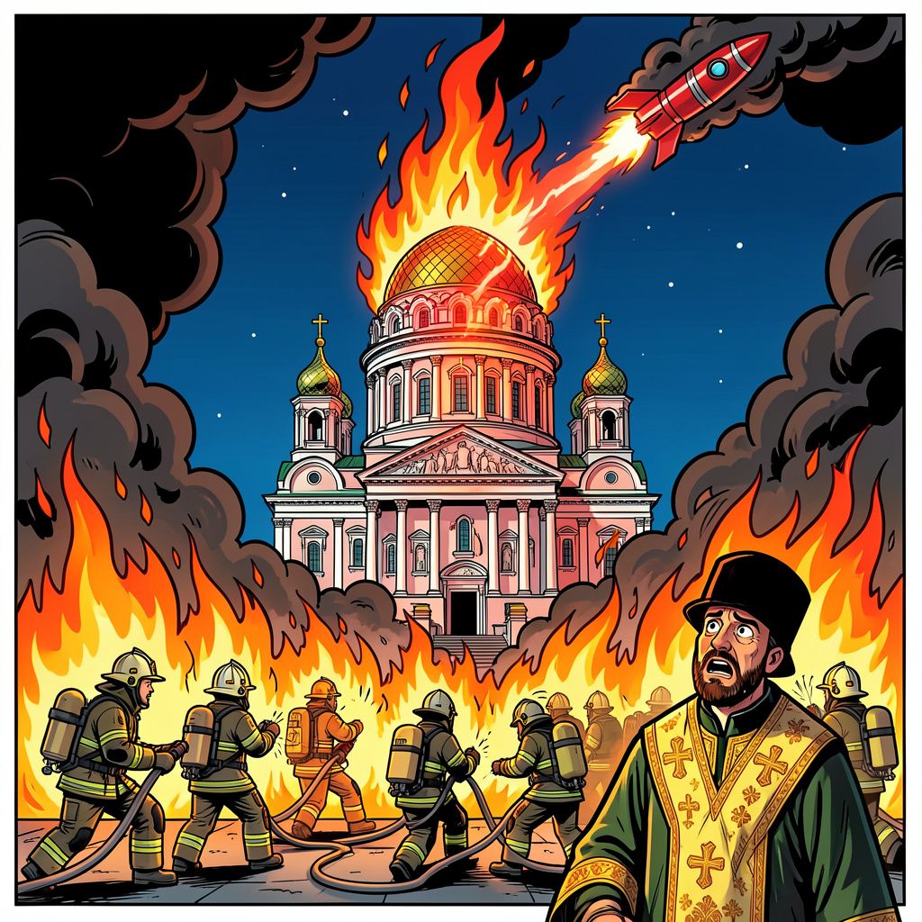 unesco-erfgoed in vlammen: hoe een russische raket een millennium aan geschiedenis verwoestte