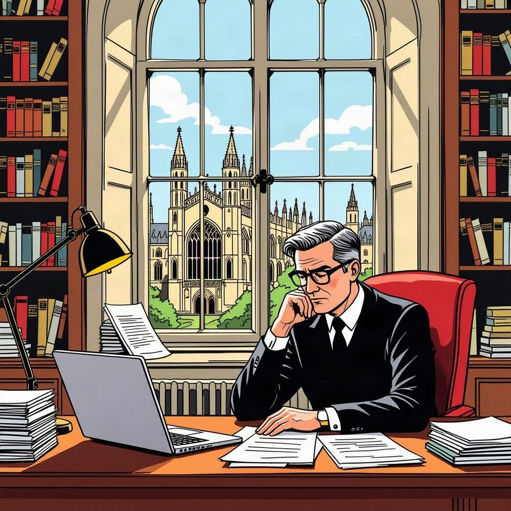 De tragische dood van een jonge Cambridge-professor legt de schaduwkant van academisch succes bloot.