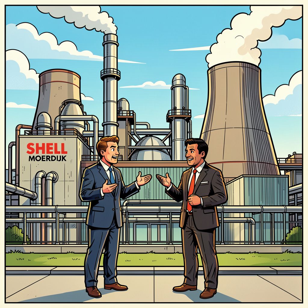Vakbonden eisen vijf jaar werkzekerheid voor personeel van Shell Moerdijk.