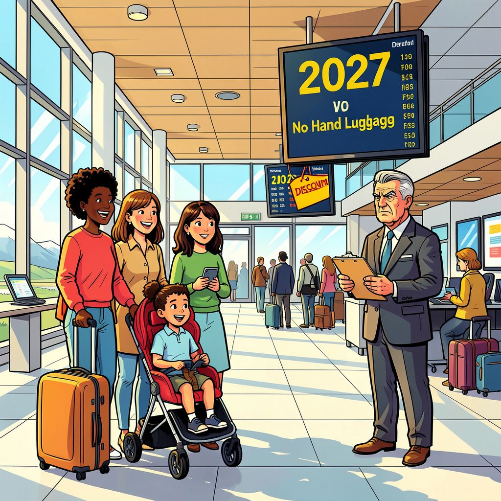 vanaf 2027 betaal je nooit meer voor je handbagage en kinderzitjes in het vliegtuig