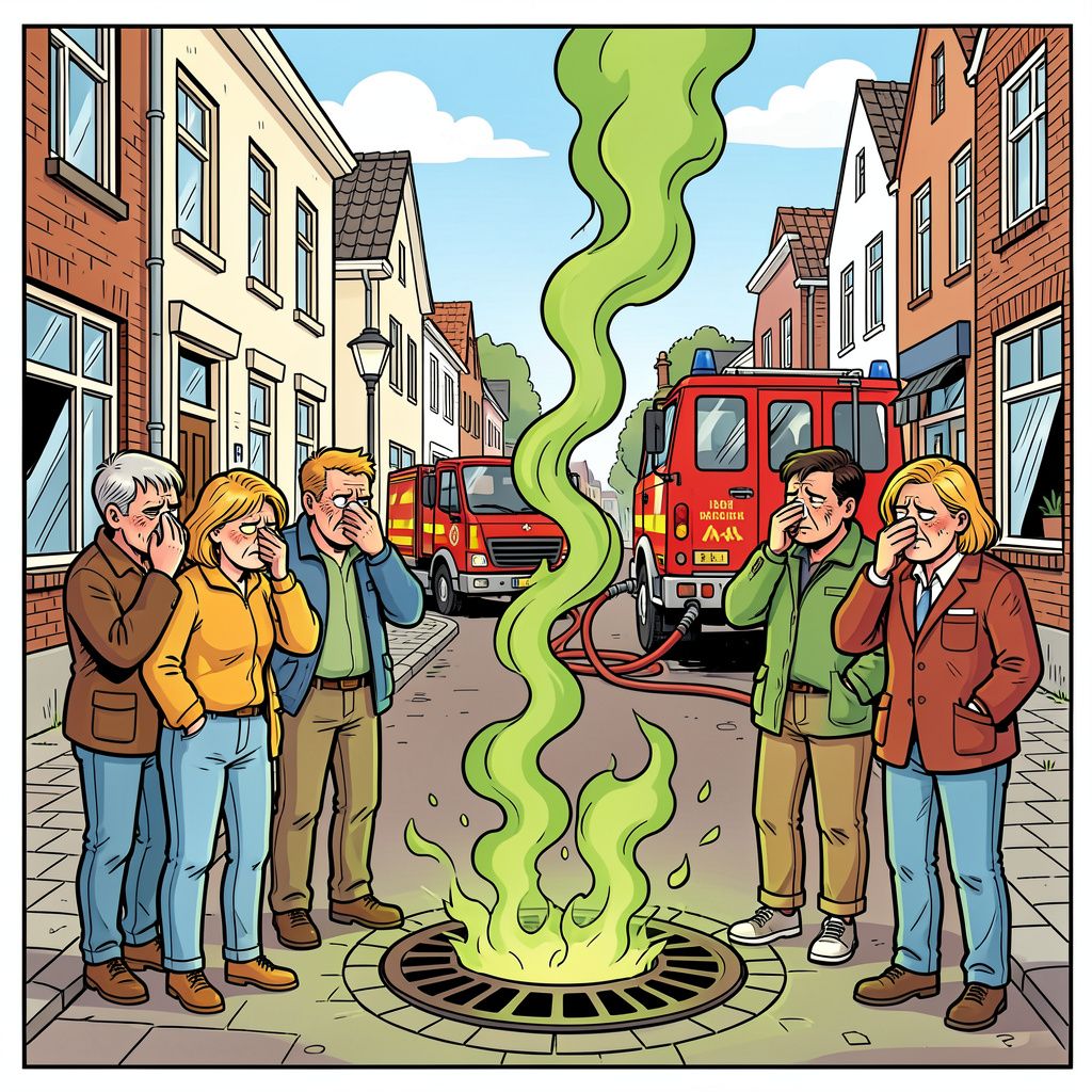 Inwoners van Haren ruiken een chemische lucht die zelfs op de tong te proeven is.
