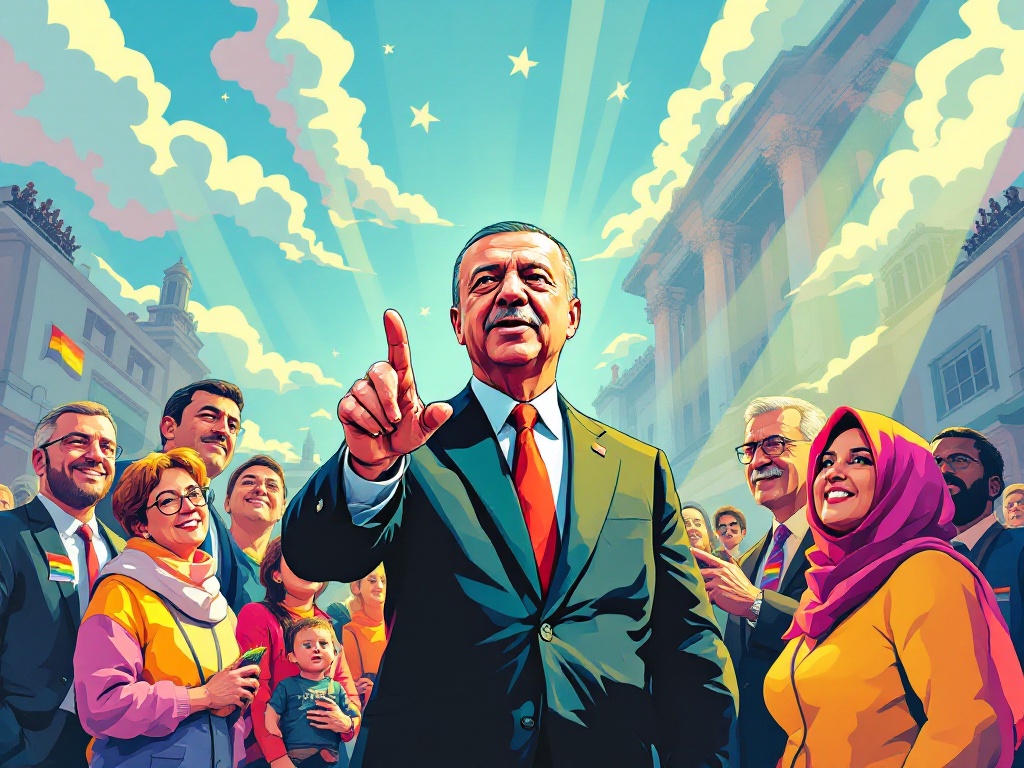 Erdogan wijst LGBTQ+ aan als schuldige van dalend geboortecijfer