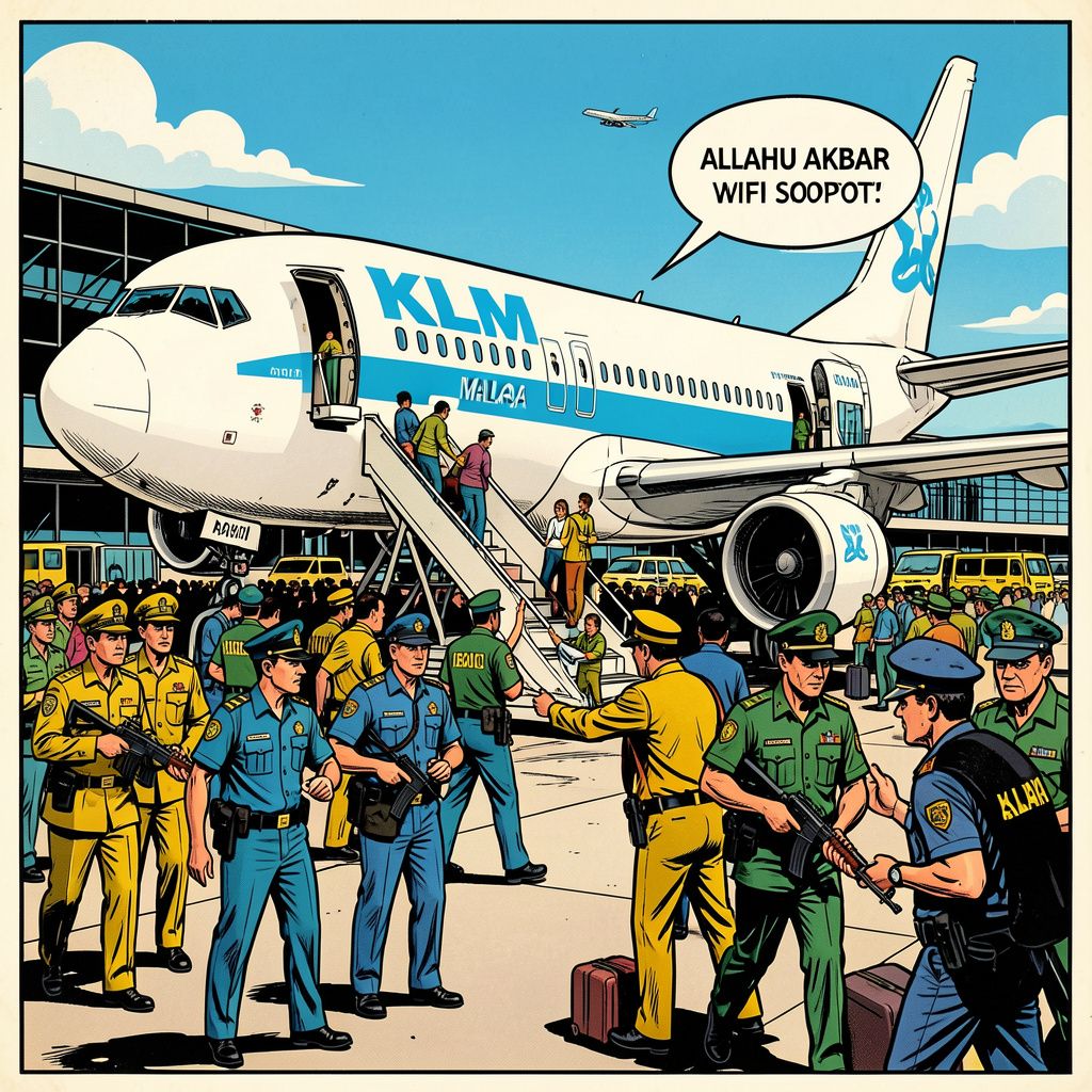 Een wifi-naam zorgt voor complete evacuatie van KLM-vliegtuig