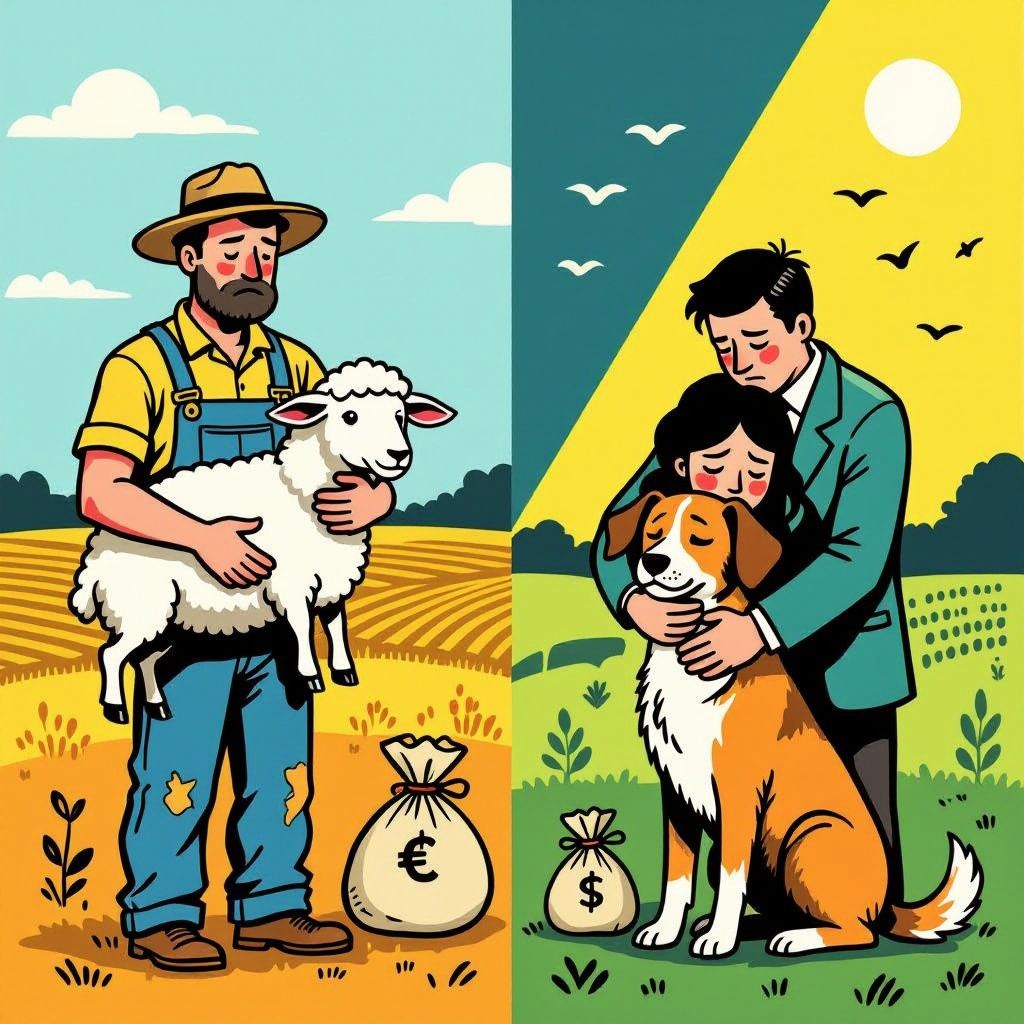 waarom krijg je wel geld als een wolf je schaap doodt, maar niet als het je hond is?