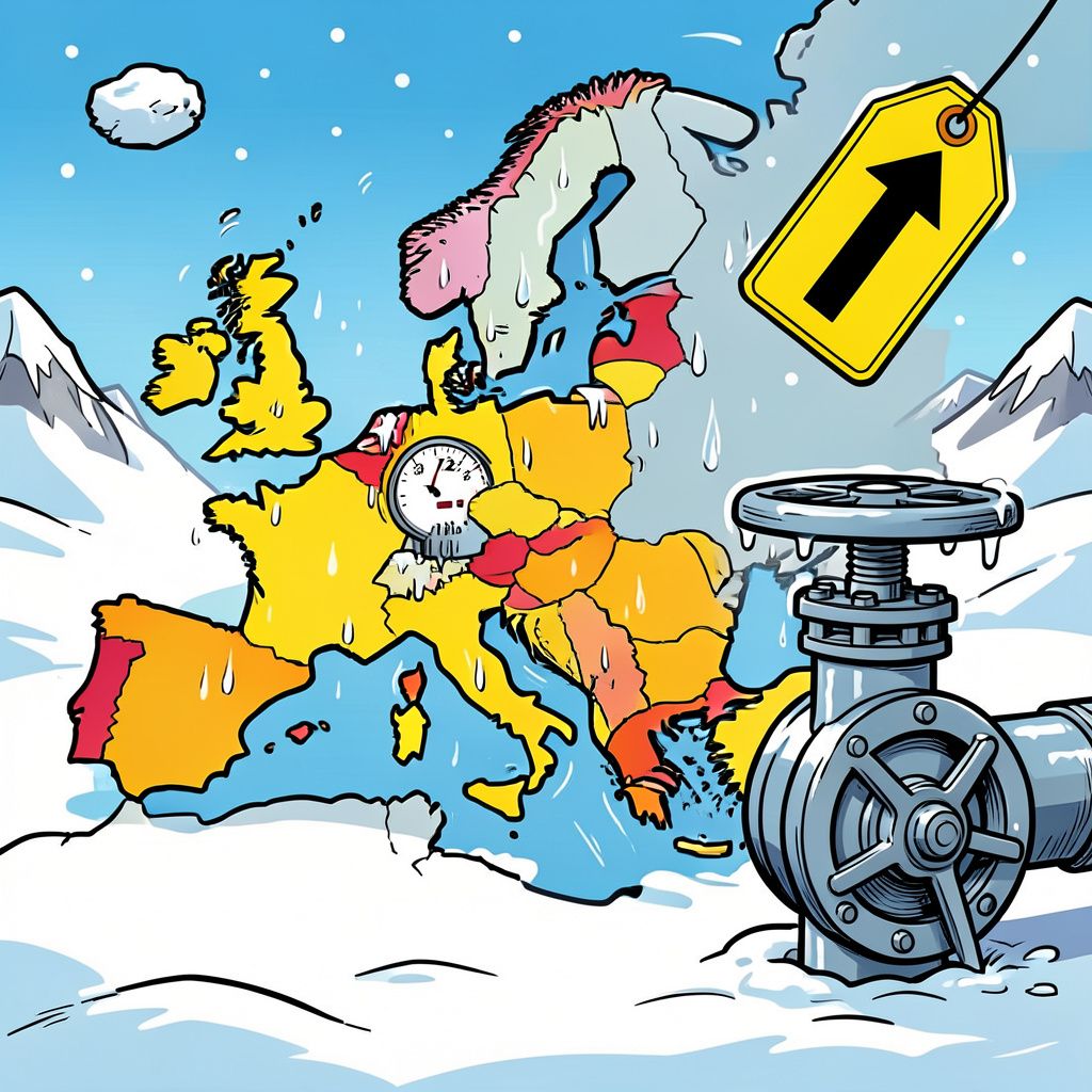 Europa begint de winter met historisch lege gasvoorraden.