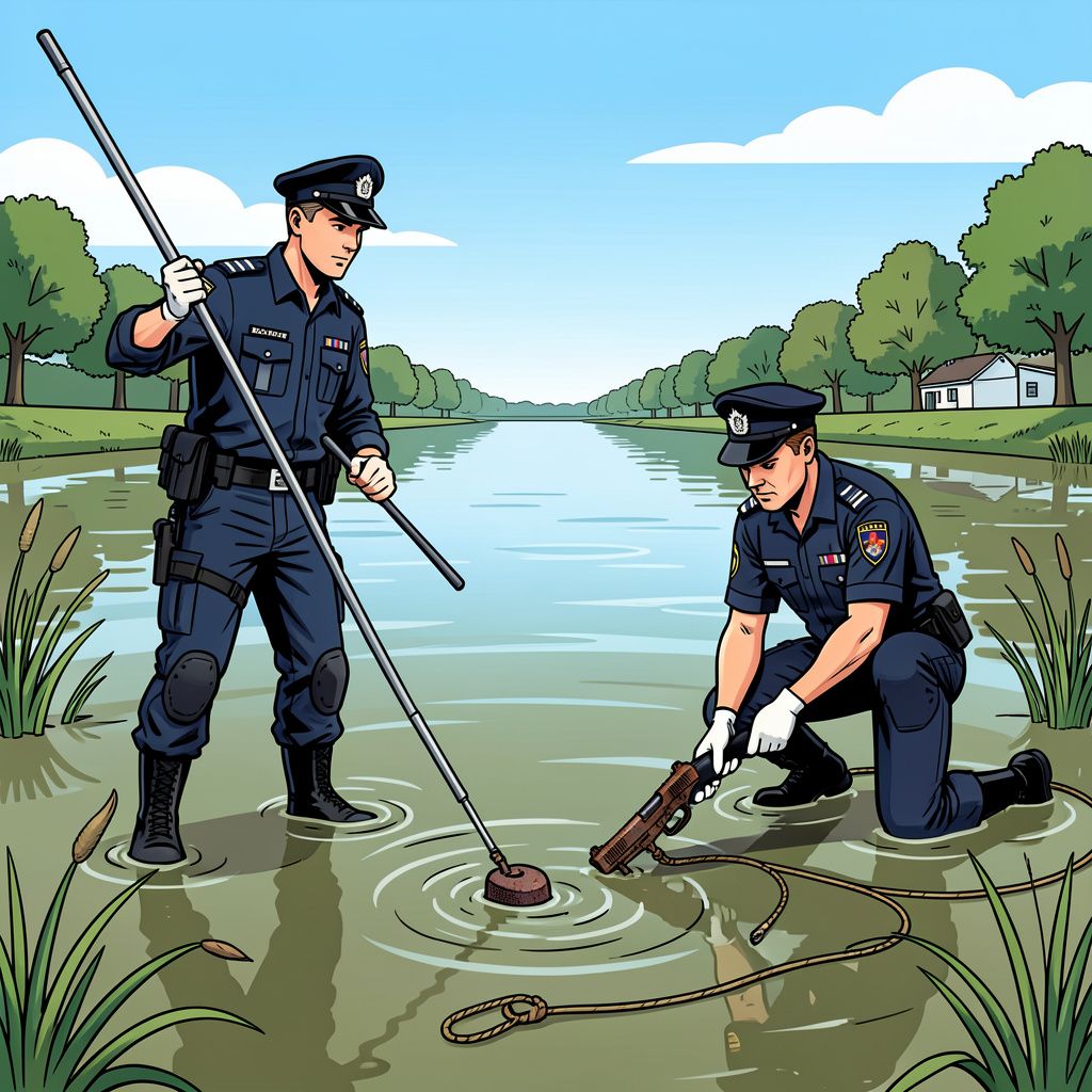 De politie zoekt in een Rotterdamse plas naar het wapen achter de fatale vergismoord op Rob Zweekhorst.
