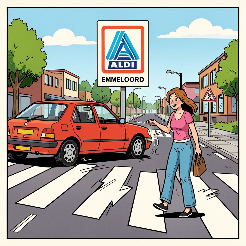 TikTok video helpt politie bij vinden van automobilist die vrouw bijna aanreed op zebrapad