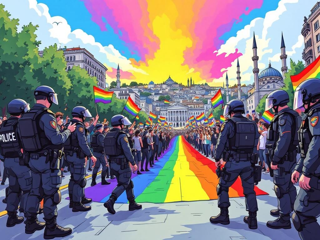 Onderdrukking op de Pride: 54 Activisten Vastgehouden in Istanboel