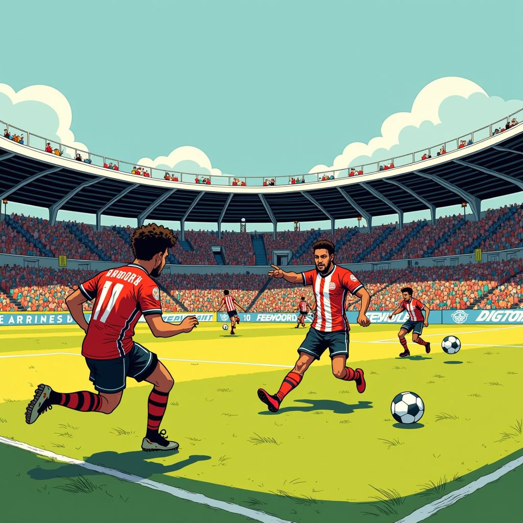 Feyenoord doorbreekt slechte reeks met spektakelstuk van Hadj Moussa