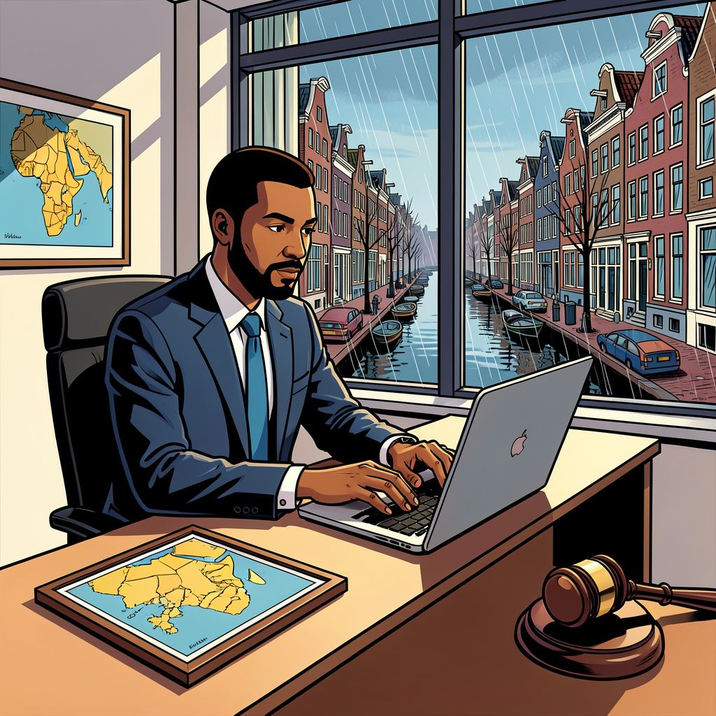 Een Nederlandse jurist is plotseling benoemd tot minister in een omstreden schaduwregering in Soedan.