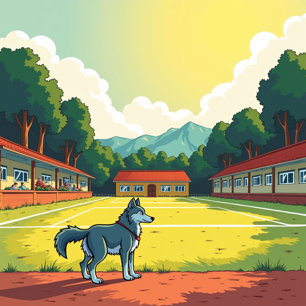 Basisschool sluit deuren omdat wolf op sportveld naast schoolplein wordt gespot