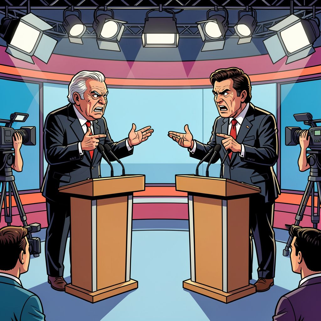 President Lula en uitdager Flávio Bolsonaro vliegen elkaar fel aan tijdens hun eerste televisiedebat.