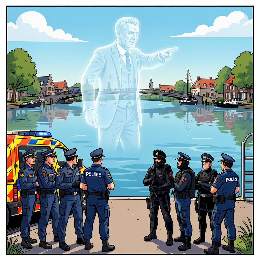 Een overleden getuige wijst de politie de weg naar het moordwapen in de Ringvaartplas.