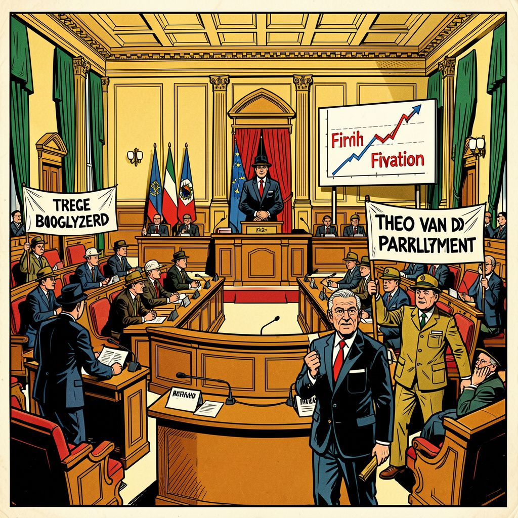 Rijksambtenaren leggen morgen het werk neer en lamleggen daarmee de hele Tweede Kamer