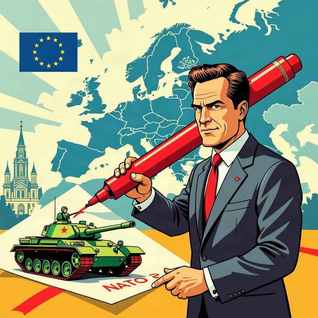 Mark Rutte zet heel beslist een streep door de plannen voor een Europees leger.