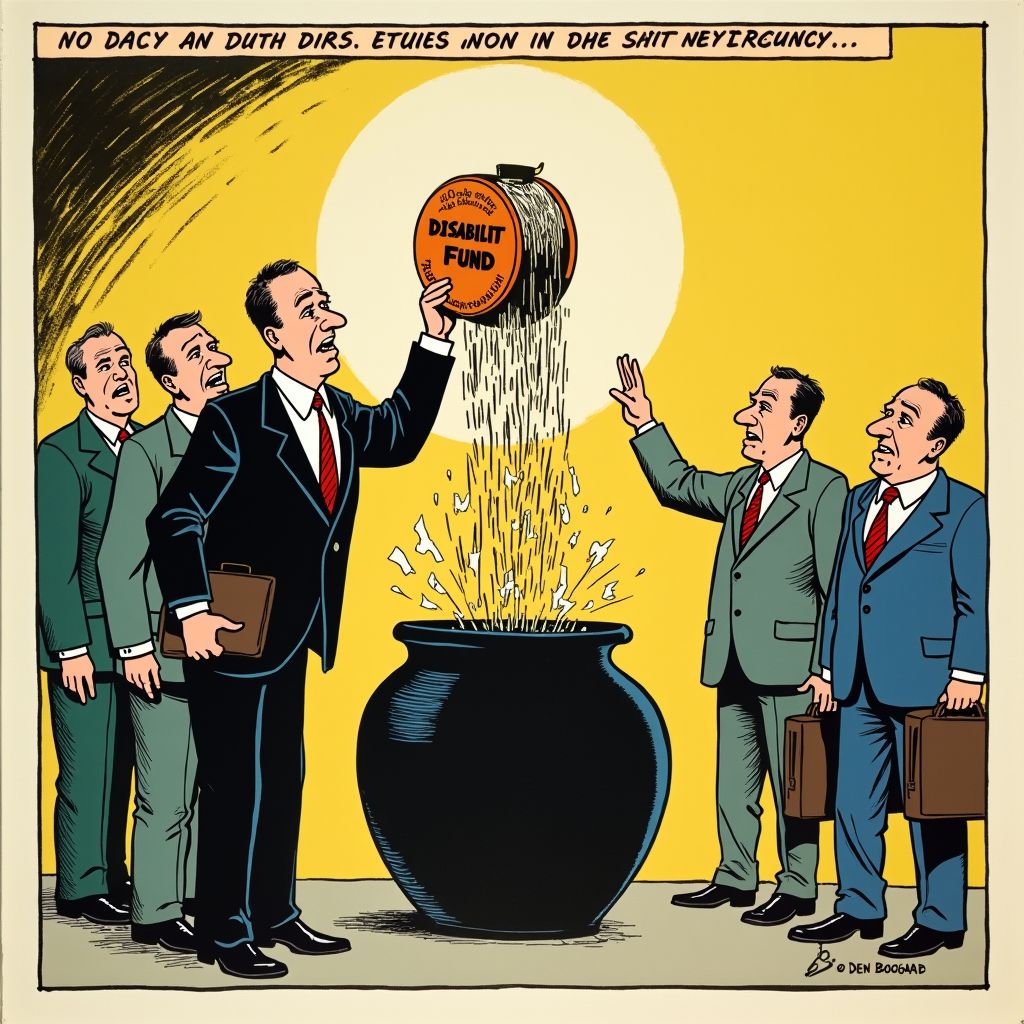 Het kabinet gebruikt de arbeidsongeschiktheidspremie als verstopte belasting terwijl de pot vol zit