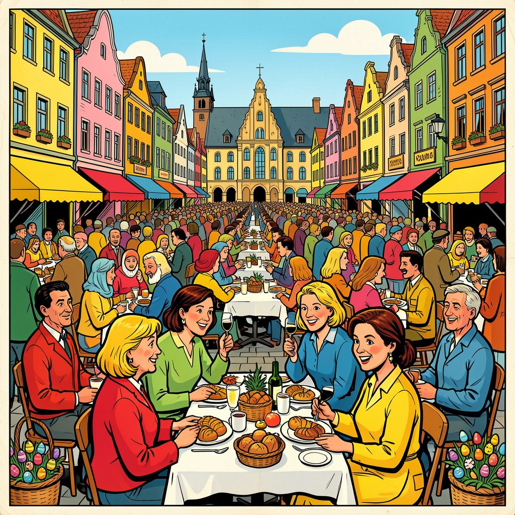 Duizenden Gouwenaren pakken elkaar vast tijdens emotioneel paasontbijt na oproep zieke Irene