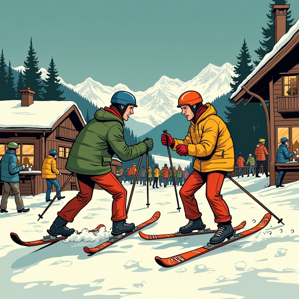 Nederlandse wintersporters zorgen voor chaos in Tirol met ski's als wapens