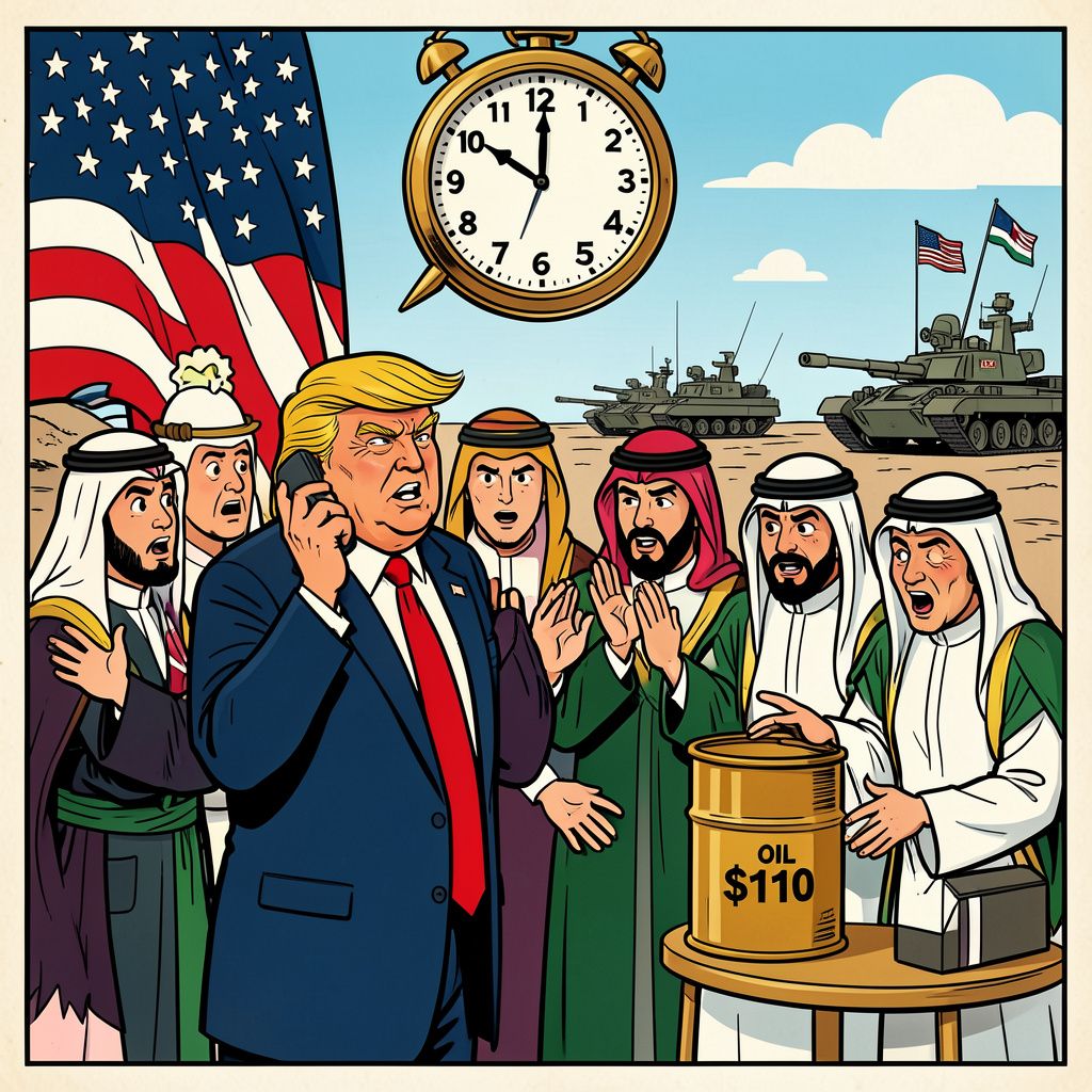 Trump stelt Iran-aanval uit na dringend verzoek van drie Arabische leiders