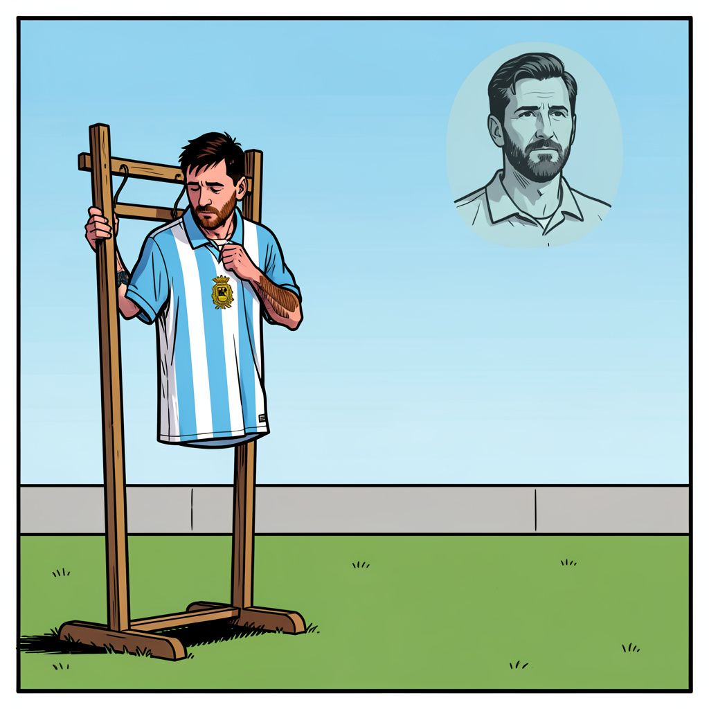 Lionel Messi stopt nu echt definitief als international van Argentinië.