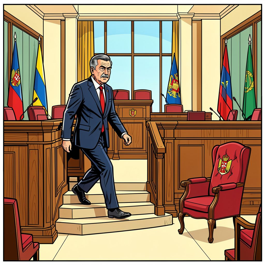 President Aleksandar Vučić stapt op om via een omweg de macht in Servië te behouden.