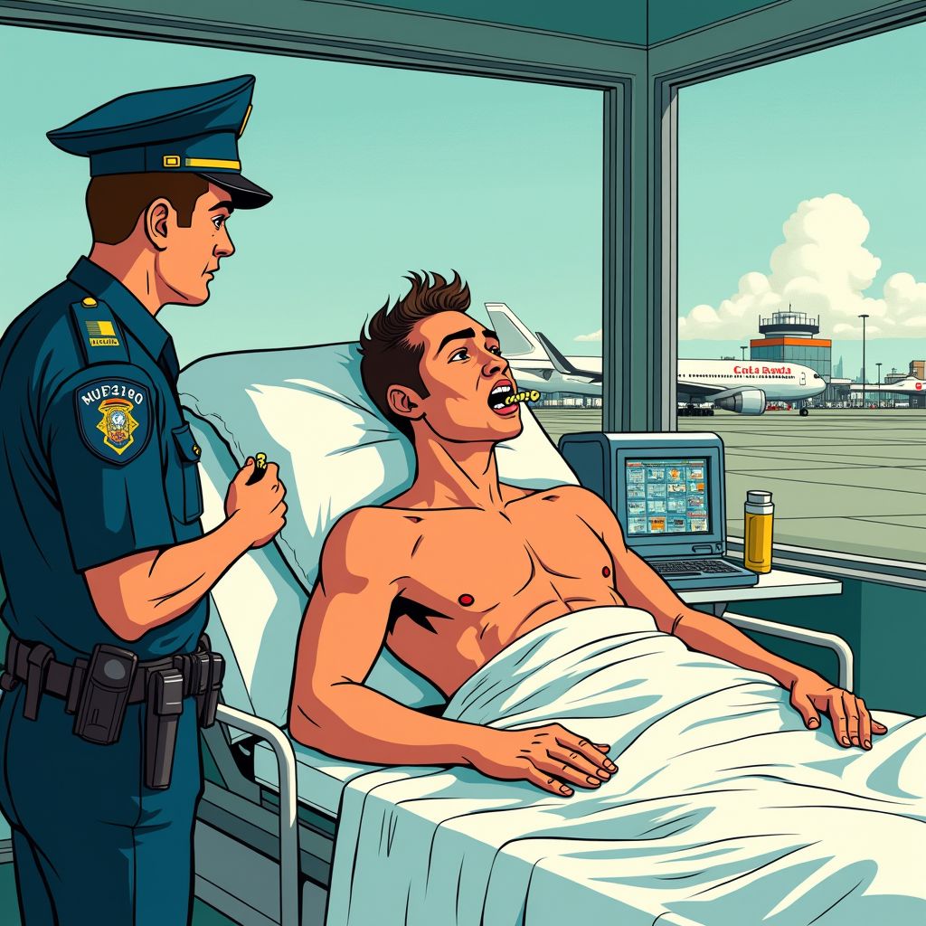 Nederlandse drugskoerier slikt 106 bolletjes cocaïne en belandt onder politiebewaking in Australisch ziekenhuis