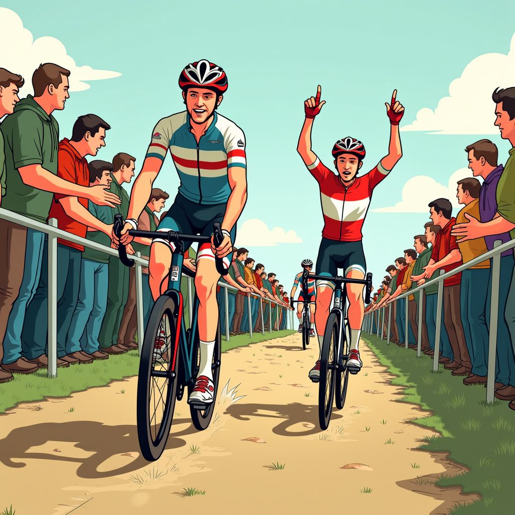 Van der Poel wint ondanks botsing met fan en blijft ongeslagen in 2025