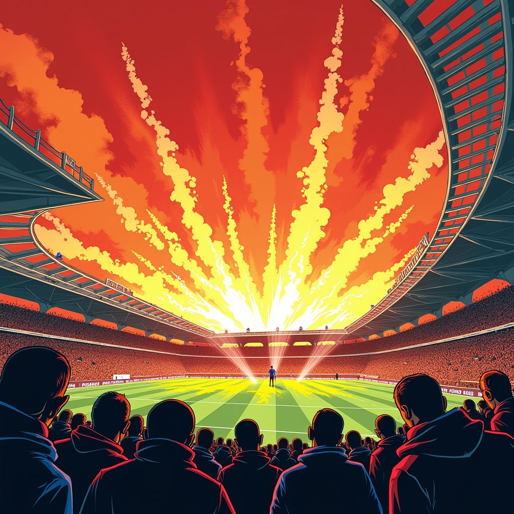 Ajax-supporters zorgden voor chaos met vuurwerk en nu speelt de club voor lege tribunes