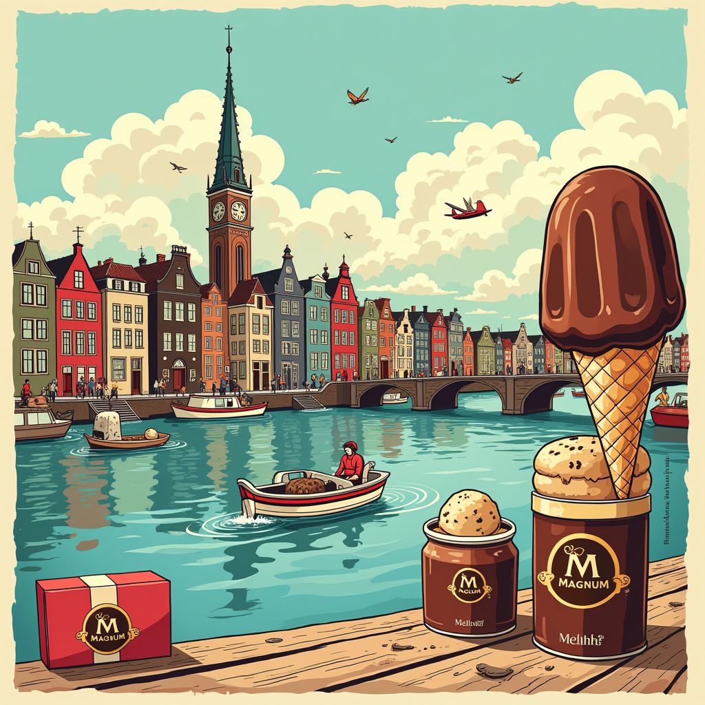 Amsterdam wordt vandaag de wereldhoofdstad van ijs dankzij Unilevers beursgang