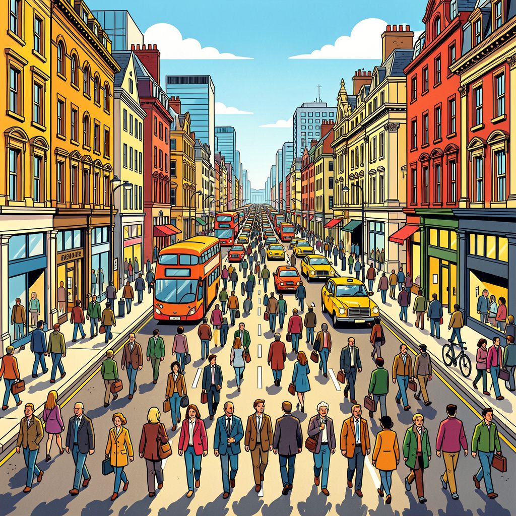 Londen bant alle verkeer uit het hart van Oxford Street.