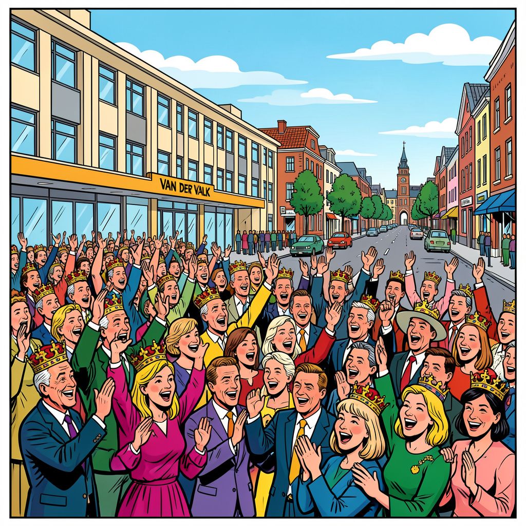 Hurdegaryp loopt vol met koninklijke fans terwijl Utrecht bezoekers wegjaagt