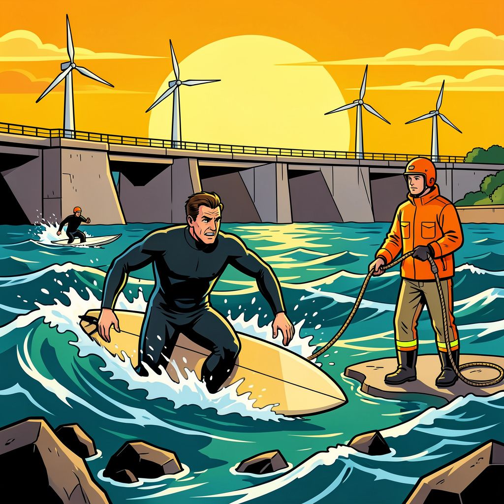 waarom de brouwersdam een verraderlijke plek is voor surfers, zelfs als het weer meezit