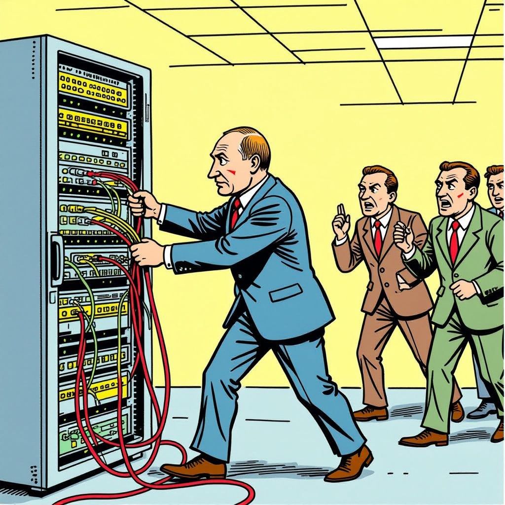 Poetin wil het hele Russische internet platleggen ondanks woedende adviseurs