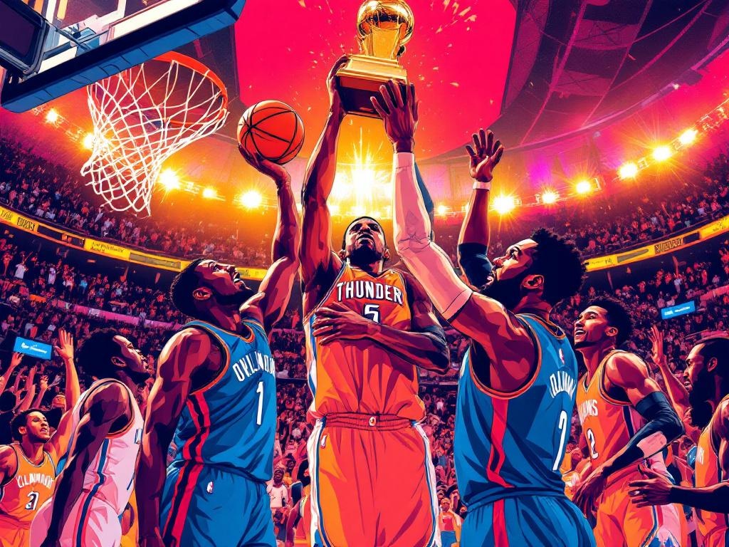 Zenuwslopende NBA-finale: Oklahoma City Thunder bekroond na titanenstrijd