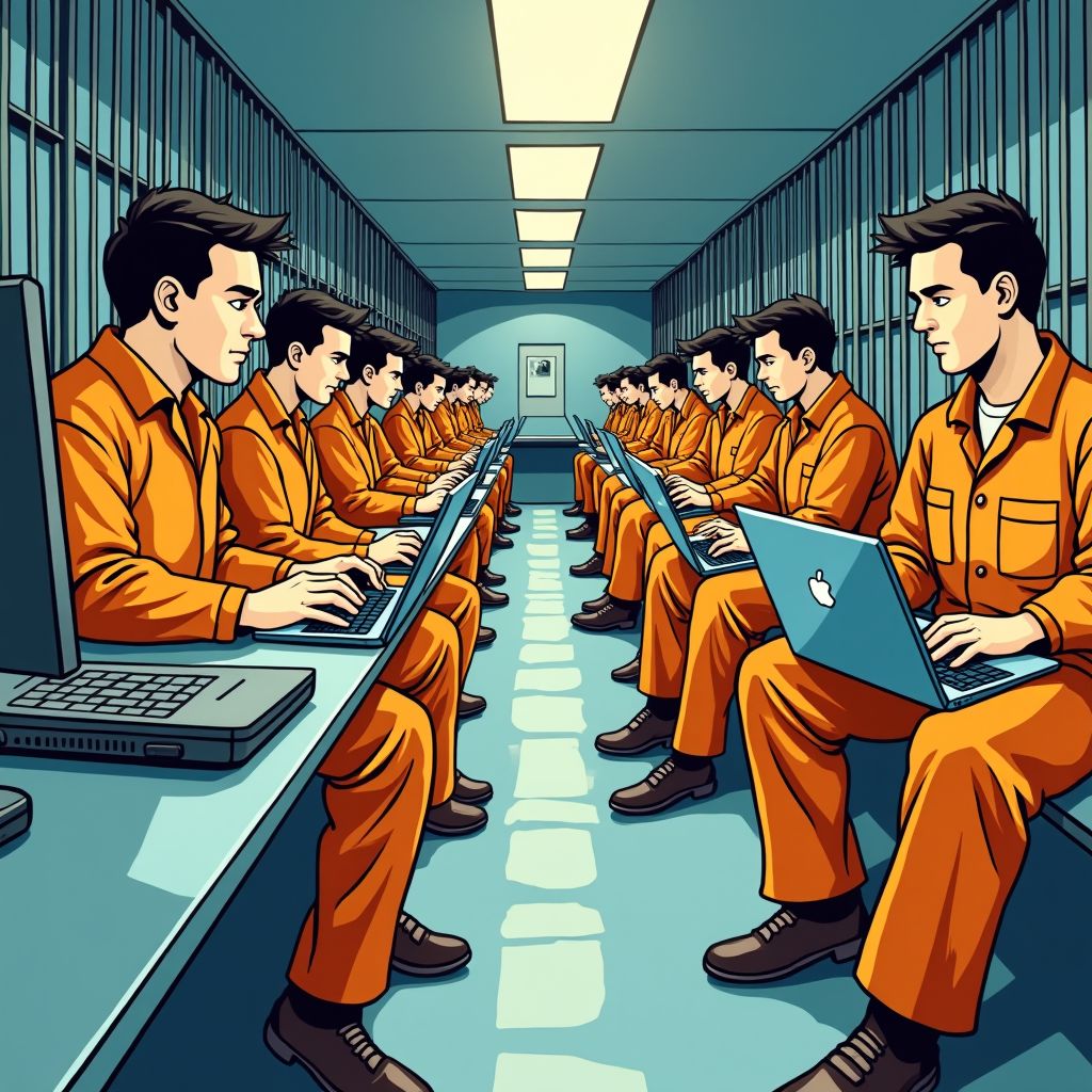 Gevangenen kregen per ongeluk internet via justitielaptops door beveiligingslek