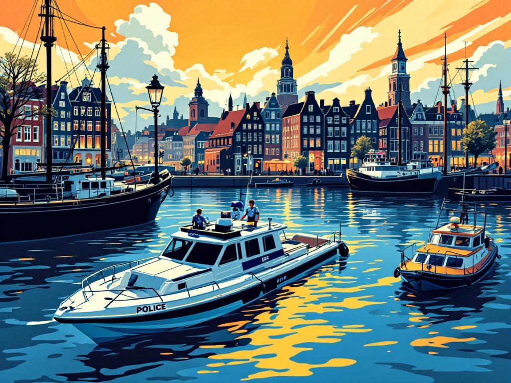 Politie vindt gezonken boot in Amsterdamse haven maar twee vermisten blijven spoorloos