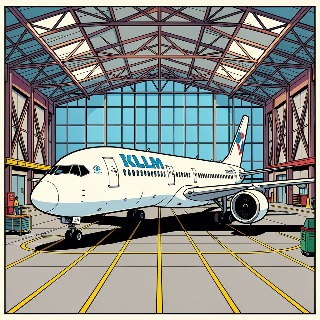 KLM's eerste Airbus A350 krijgt deze zomer zijn kenmerkende blauwe verf in Toulouse