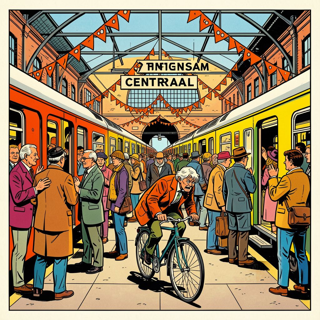 NS schrapt fietsen in treinen en sluit stations af tijdens Koningsdag drukte