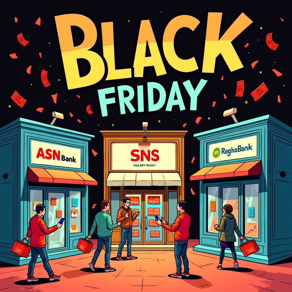Drie grote Nederlandse banken crashen precies op Black Friday