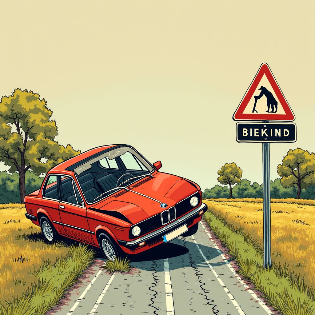 BMW slaat meerdere keren over de kop na botsing tegen geluidswal in Lelystad