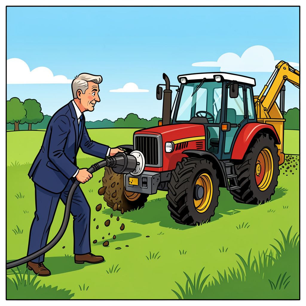 De minister trekt de stekker uit het bovengronds uitrijden van mest.