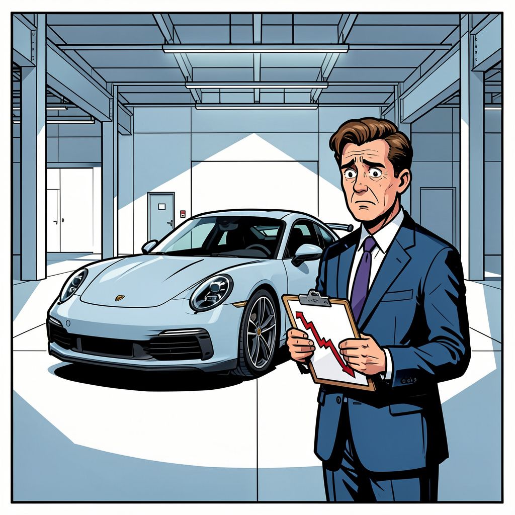 Sportwagenbouwer Porsche schrapt duizenden banen door de crisis.