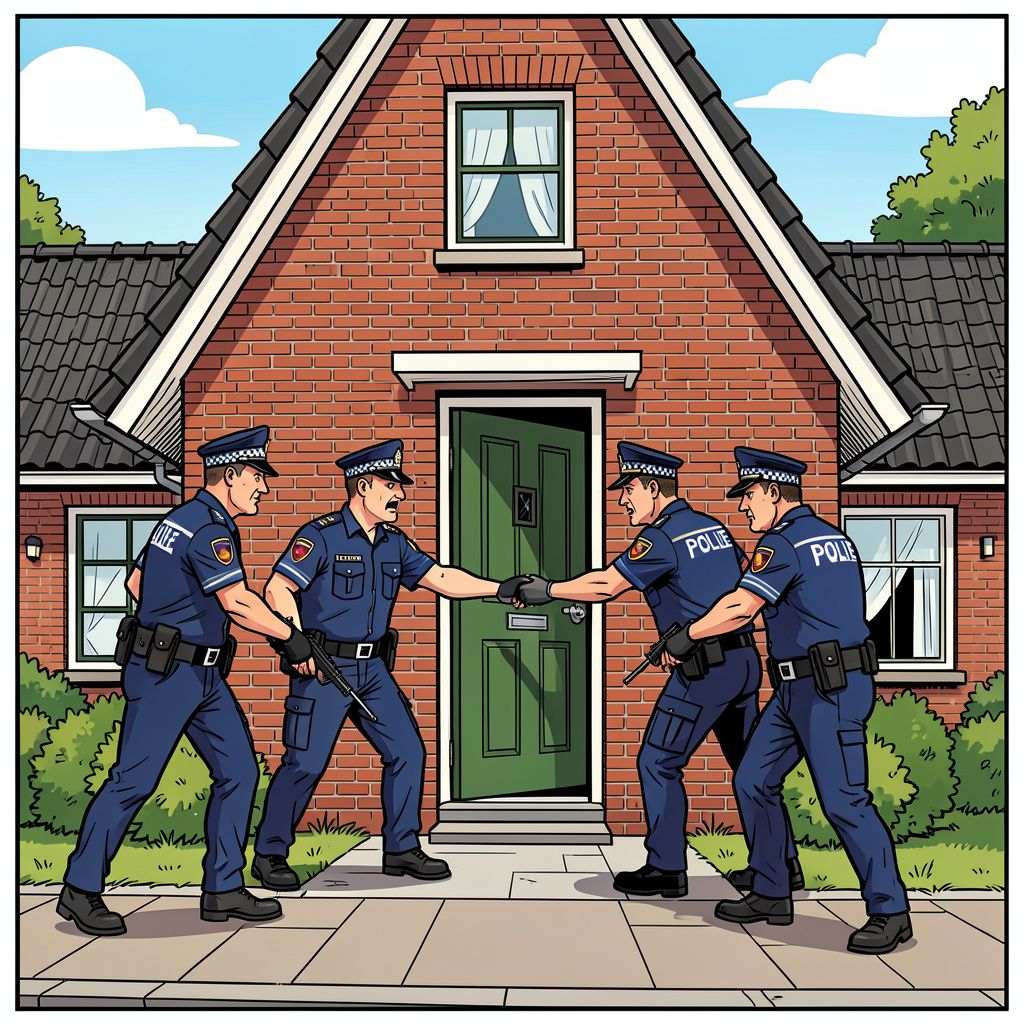 Agenten vallen huizen binnen na een uit de hand gelopen wraakactie in Hellevoetsluis.