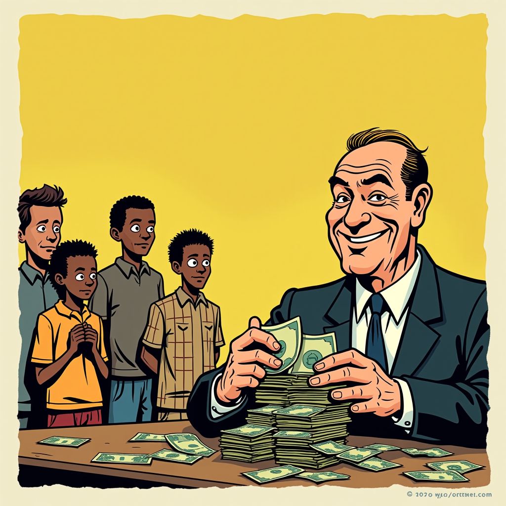 Het vermogen van miljardairs bereikt 18,3 biljoen dollar terwijl een kwart van de wereld honger lijdt